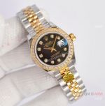 3A Factory 1:1 Copy Rolex Datejust 28MM Watches Two Tone with Diamonds